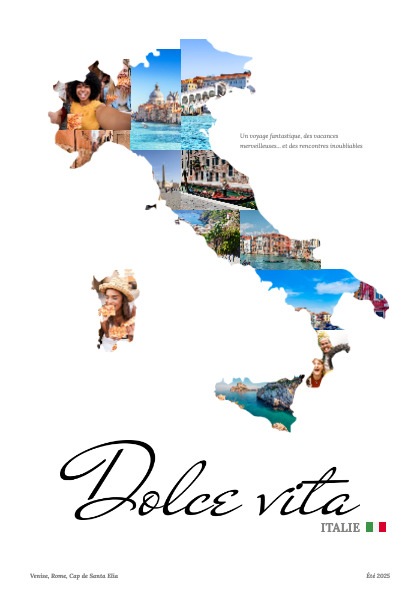 Poster Italie "Dolce Vita"