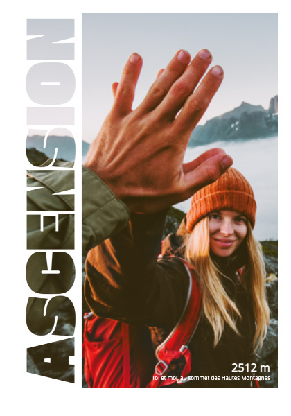 Poster Ascension Montagne