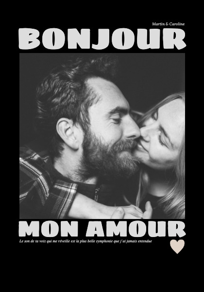 Poster Bonjour Mon Amour