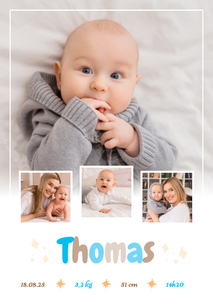 Poster Prénom Étoilé