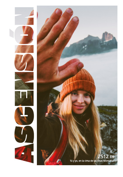Póster Ascensión Montaña