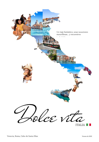 Póster Italia "Dolce Vita"