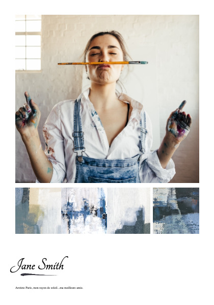 Poster Signature Photo