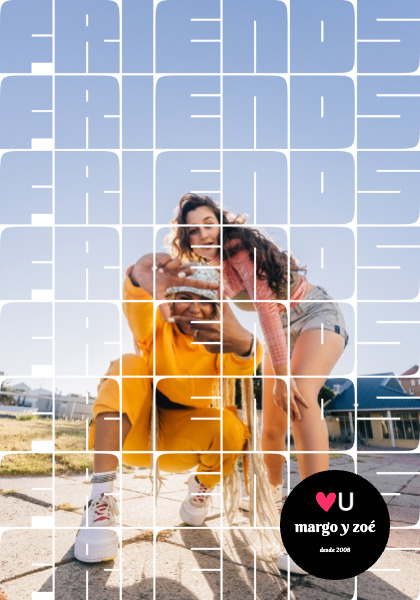 Póster Mosaico Friends