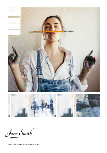 Póster Firma Fotografía