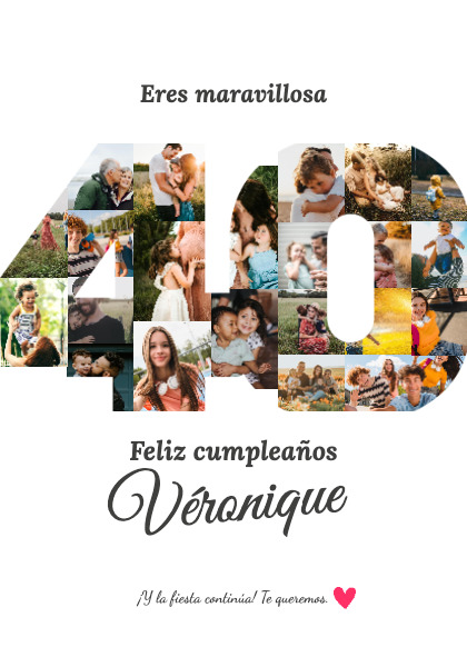 Póster Collage 40 años