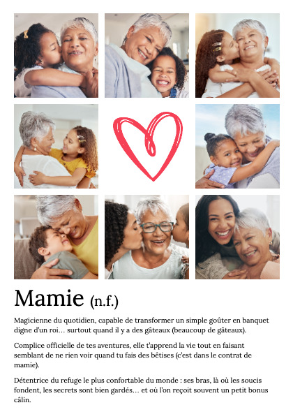 Poster Mamie Tendresse
