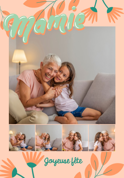 Poster Des fleurs pour Mamie