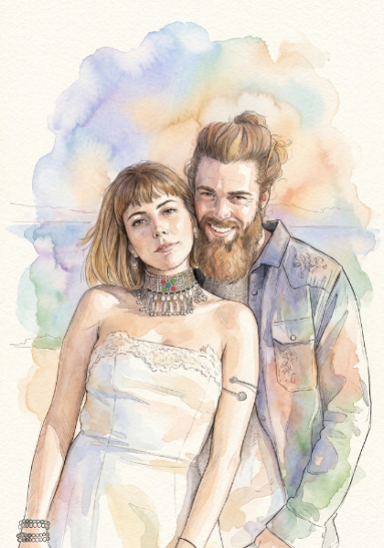 Poster Aquarelle