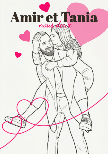 Poster Dessin Nous Deux