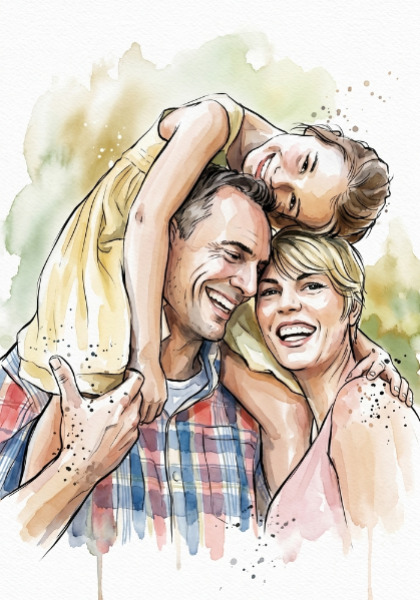 Poster Aquarelle