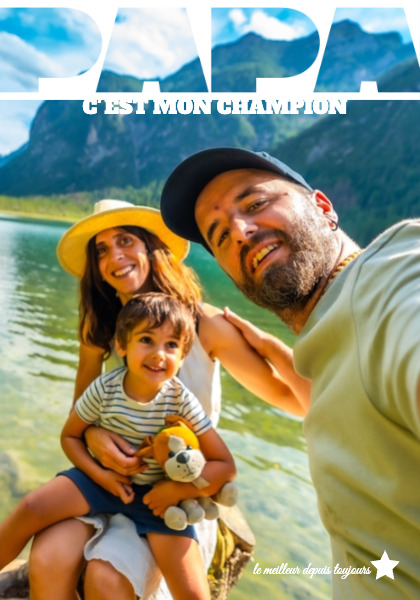 Poster Papa Champion