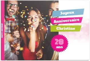 Album photo Anniversaire "Pour elle"