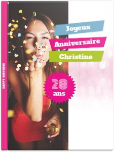 Album photo Anniversaire "Pour elle"