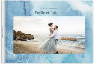 Album photo Mariage Bleu