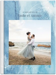 Album photo Mariage Bleu