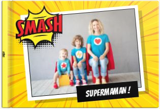 Album photo Maman "Super Héros"