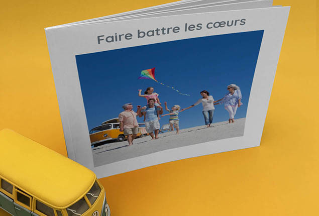 Livre photo Grand carré Couverture souple