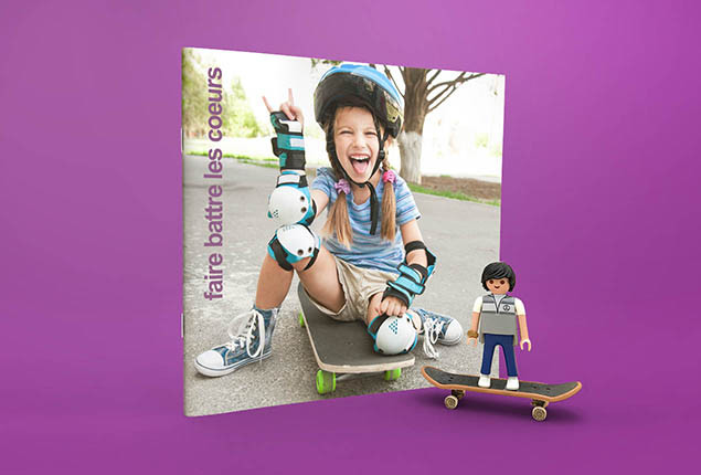 Livre photo Petit carré Couverture souple agrafée