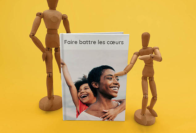 Livre photo Petit Portrait Couverture rigide illustrée