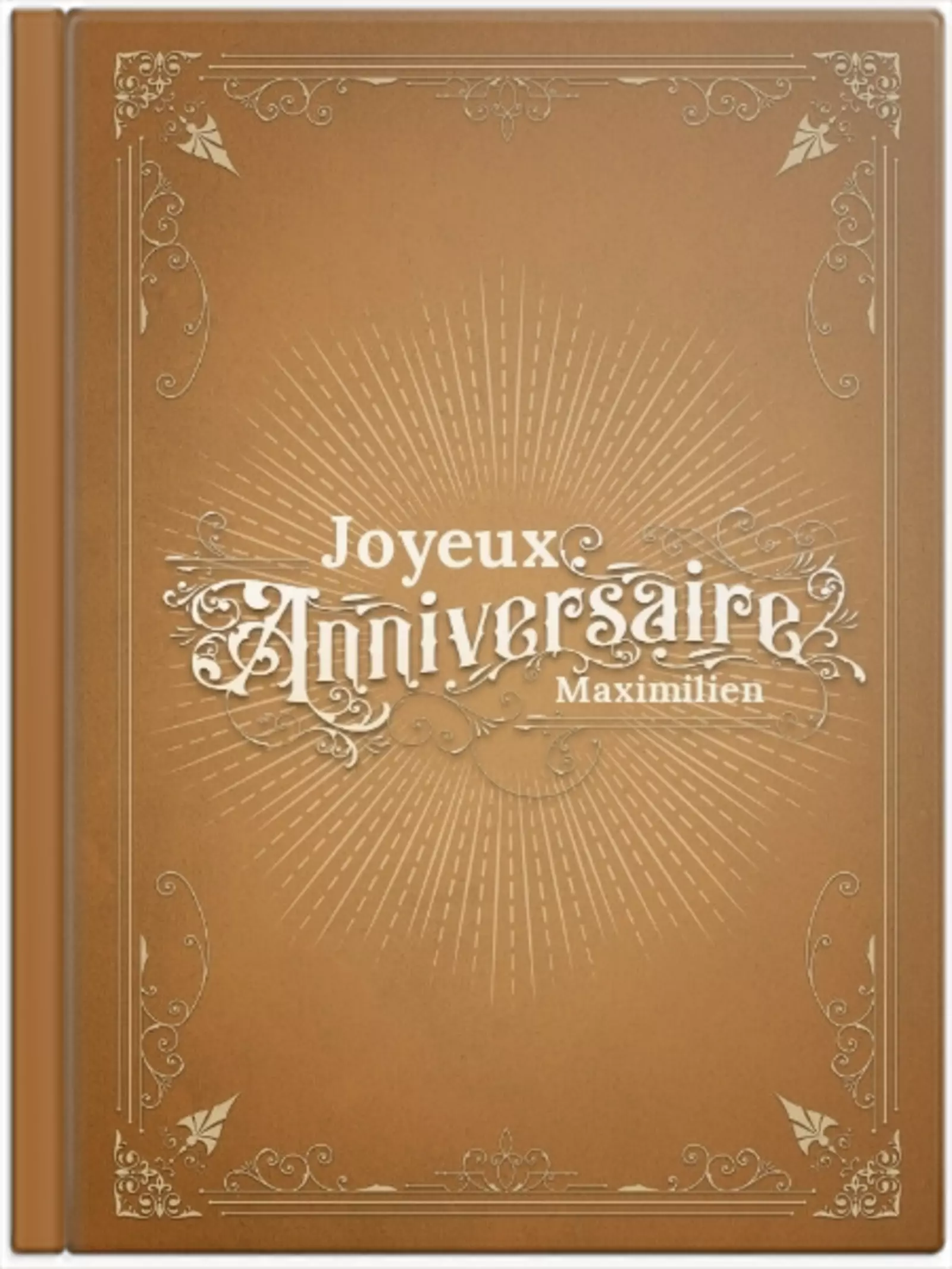 Anniversaire vintage