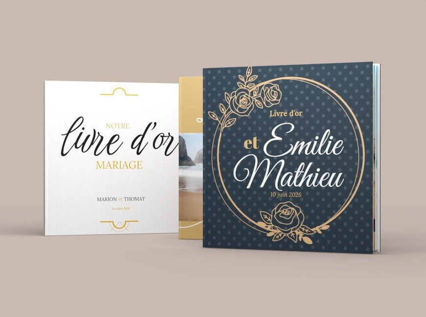 Collection Livre d'Or – Personnalisez chaque détail de votre mariage