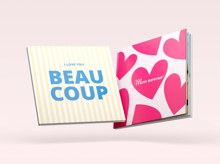 L’amour prend la forme d’un carré pop et stylé