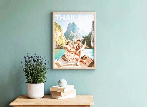 Le Cadre Photo Bois : chaleureux pour vos plus beaux souvenirs