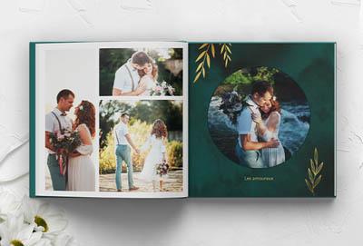 Album photo mariage haut de gamme et personnalisable selon vos envies