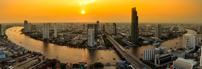 Photo couché de soleil