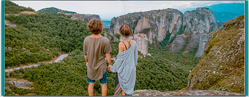 Exemple d'album de voyage standard