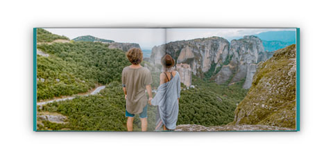 Exemple de livre photo de voyage standard