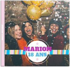 Album photo anniversaire 18 ans