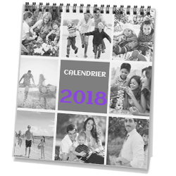 Calendrier de bureau personnalisé avec photo