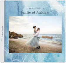 Album photo Mariage Bleu