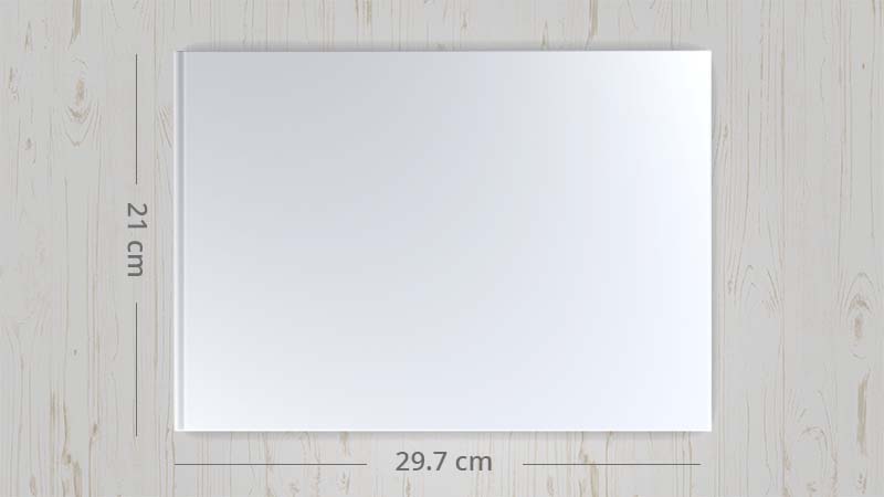 Livre photo A4 paysage (29,7 x 21 cm)