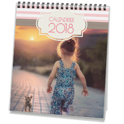 Calendrier semainier et hebdomadaire personnalisé avec photo